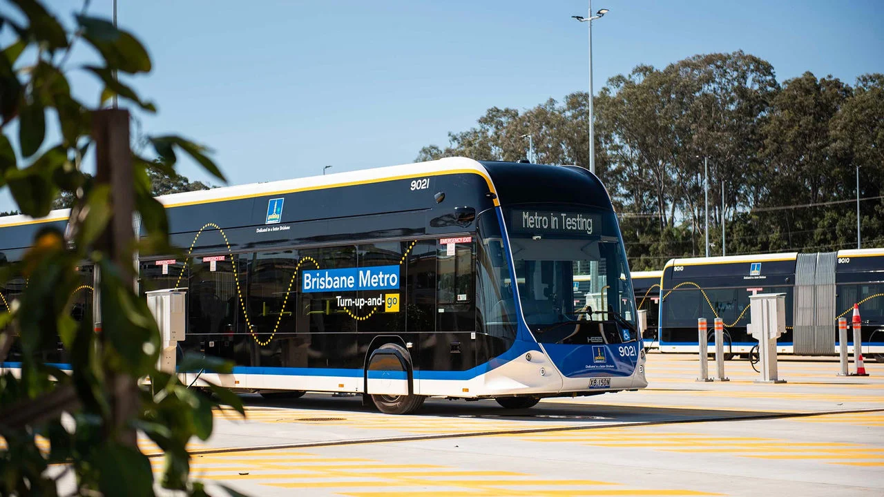 Capalaba electric bus network

