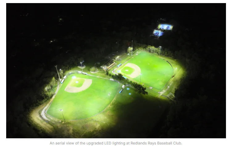 Capalaba baseball lights