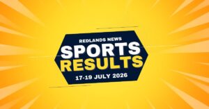 Redlands Area Sports Results 17-19 July 2026